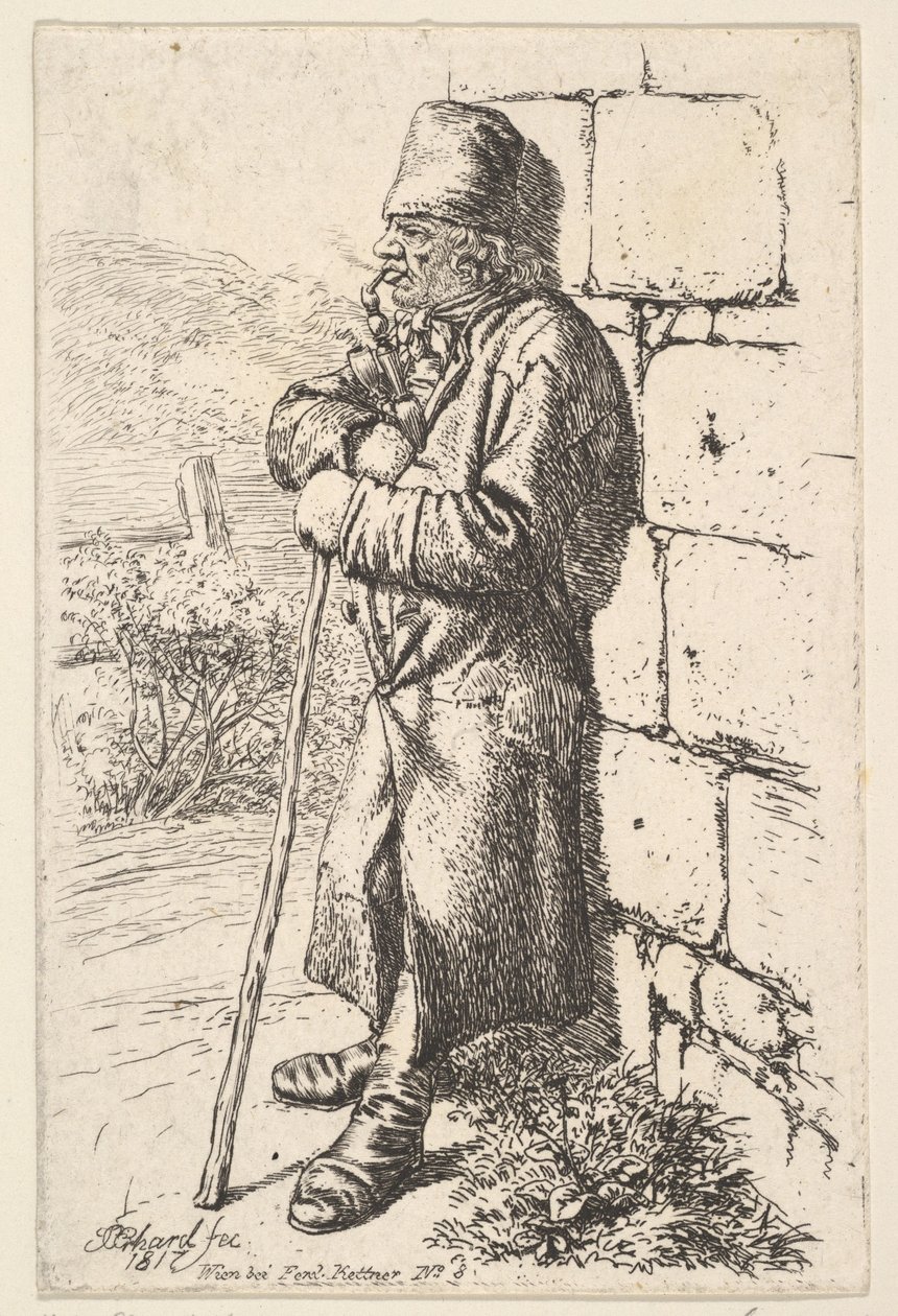 Le fumeur de tabac, 1817 - Johann Christian Erhard