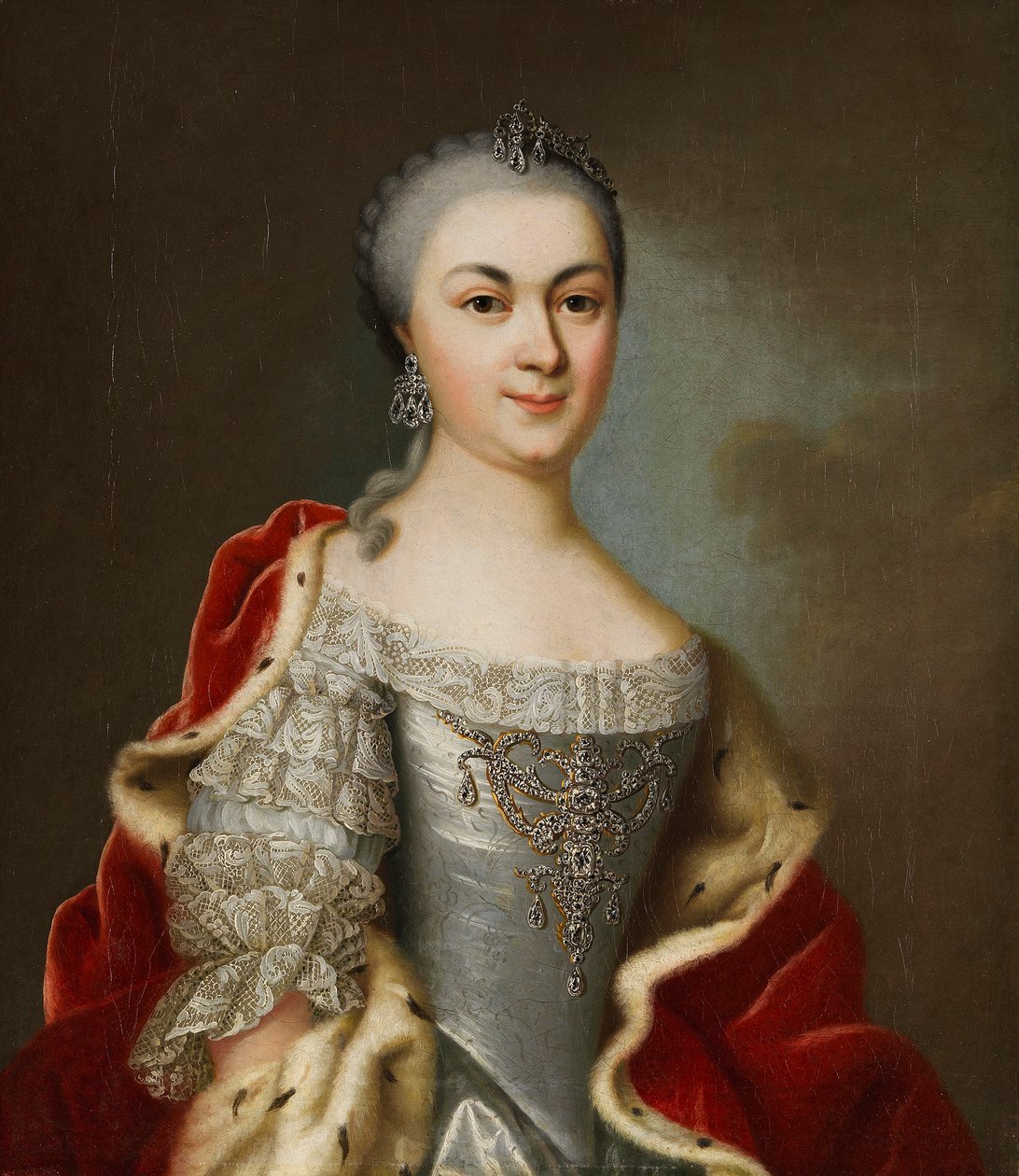 Portrait de la princesse Maria Louise Albertine de Hesse-Darmstadt, vers 1760 - Johann Christian Fiedler