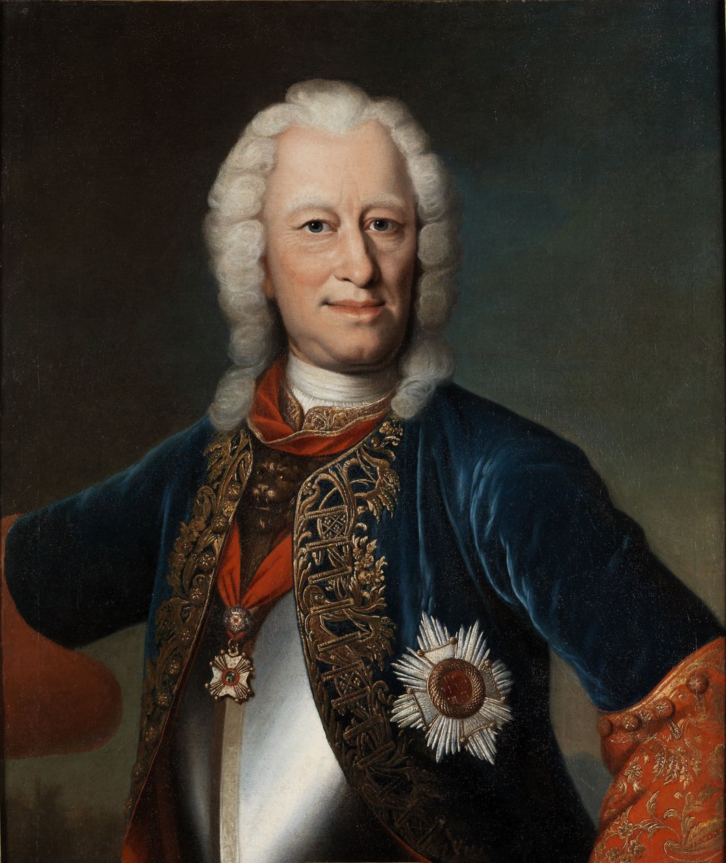 Portrait du Landgrave Ernst Ludwig de Hesse-Darmstadt, 1667 - 1735 - Johann Christian Fiedler