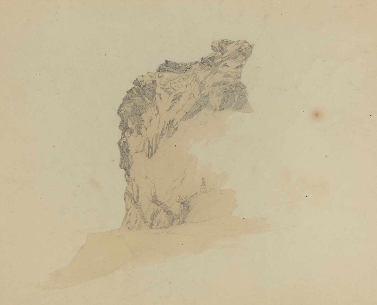 Étude de falaises - Johann Christian Heerdt