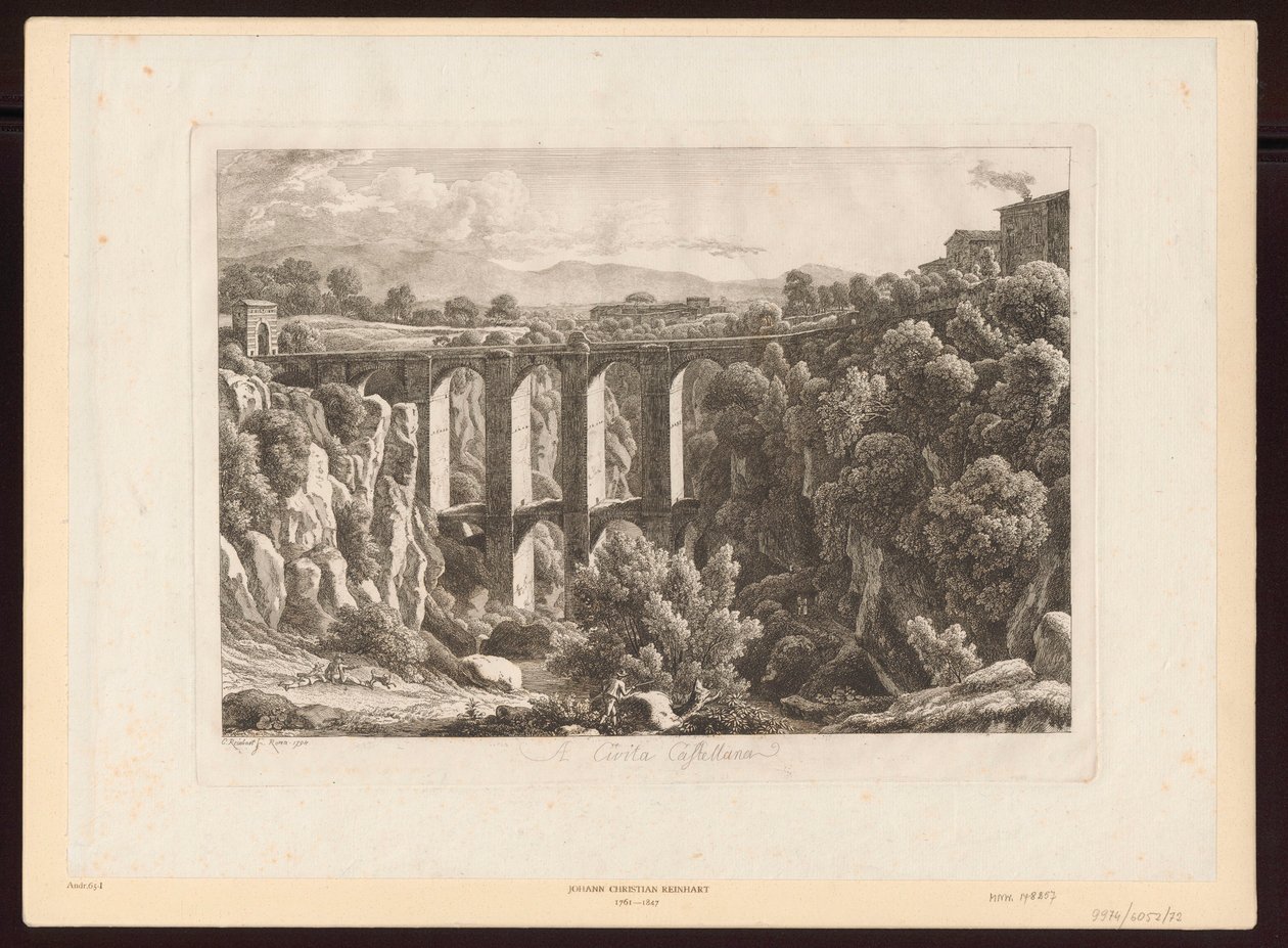 Aqueducs - À Civita Castellana - Johann Christian Reinhart