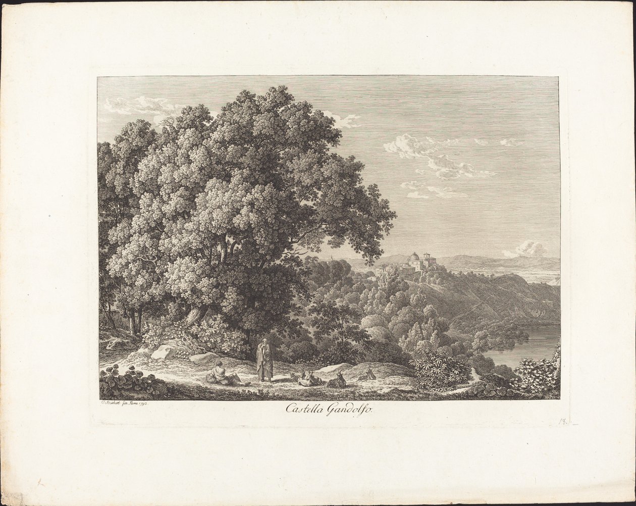 Castel Gandolfo - Johann Christian Reinhart