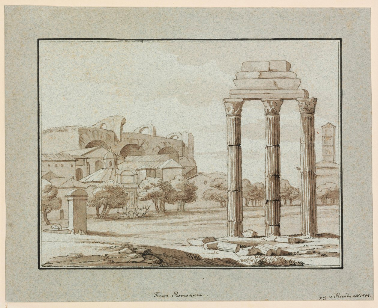 Forum romain - Johann Christian Reinhart