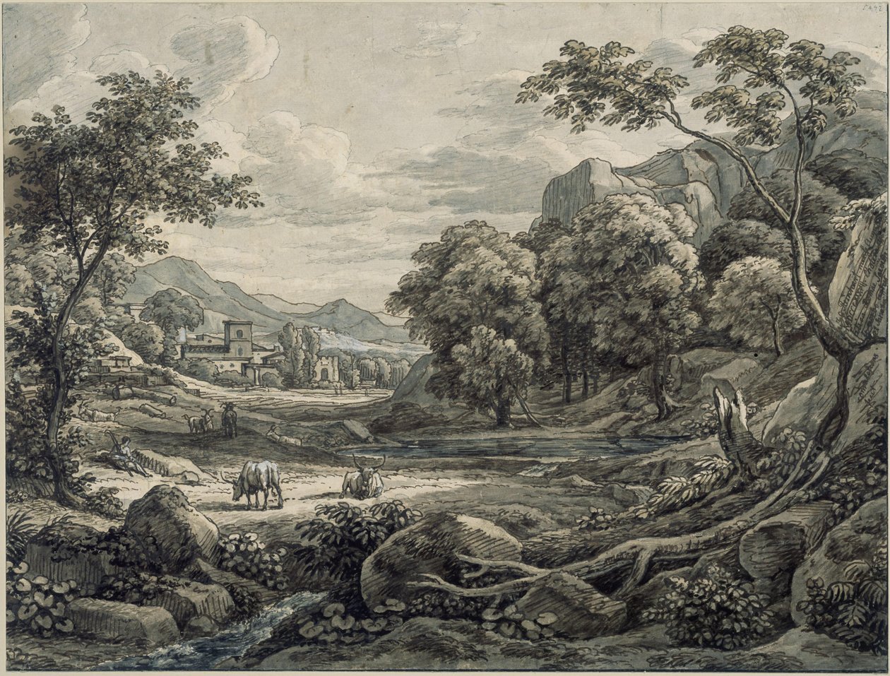 Paysage idéal - Johann Christian Reinhart