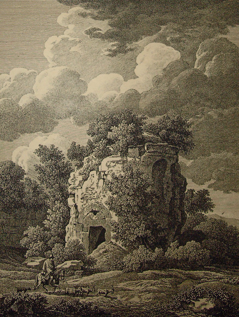 J C Reinhart Monument funéraire Falerium 1796 - Johann Christian Reinhart