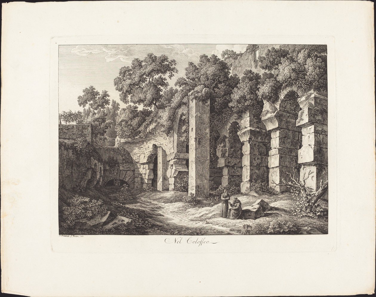 Dans le Colisée - Johann Christian Reinhart