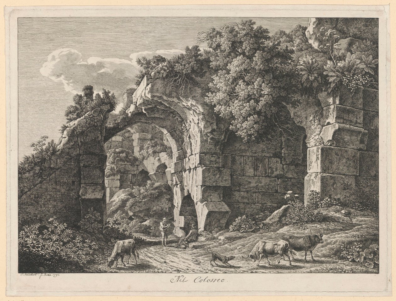 Paysage - Dans le Colisée - Johann Christian Reinhart