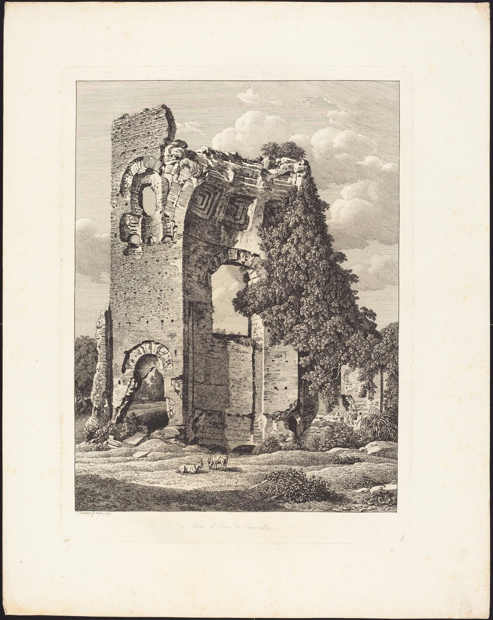 Près du cirque de Caracalla - Johann Christian Reinhart