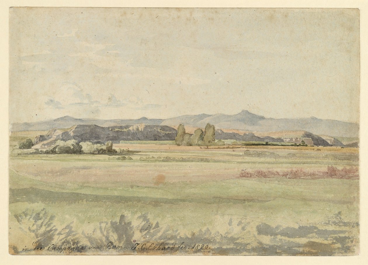 Paysage dans la Campagne - Johann Christoph Erhard