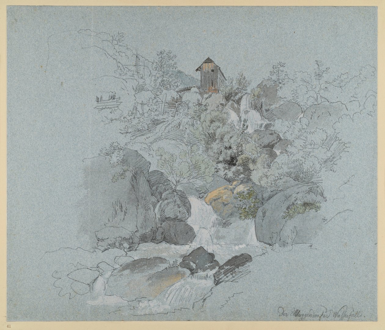 La cascade de Muggendorf - Johann Christoph Erhard