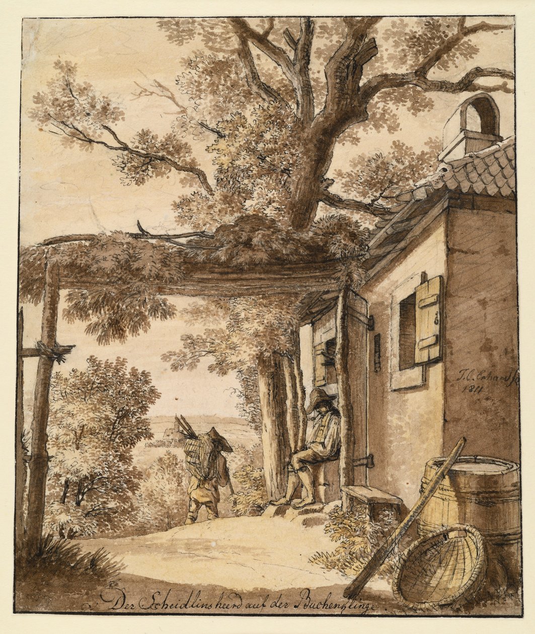 Le foyer Scheidlin sur la Buchenklinge - Johann Christoph Erhard