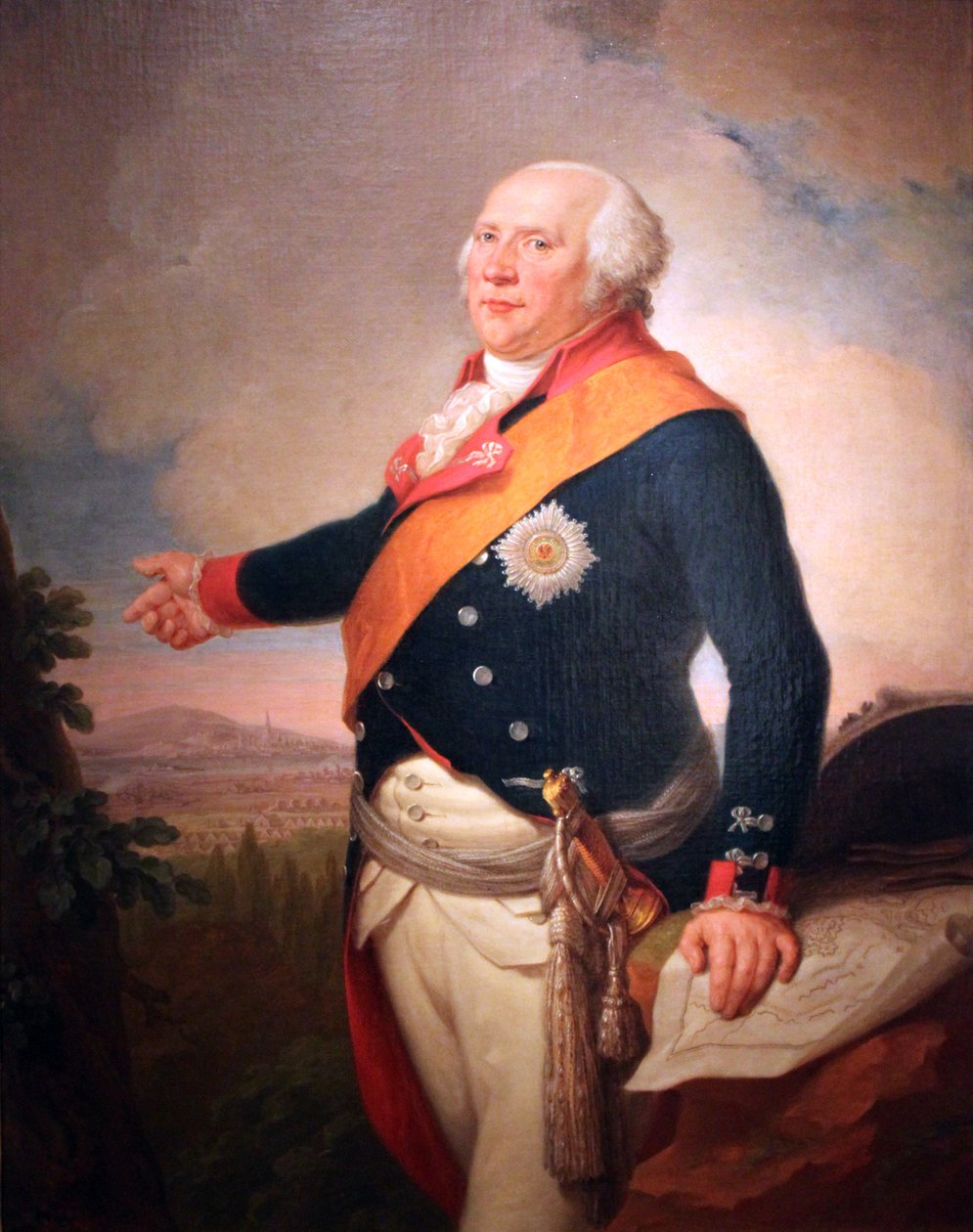 Portrait du roi Frédéric-Guillaume II de Prusse (1744-1797) avec une étoile de l