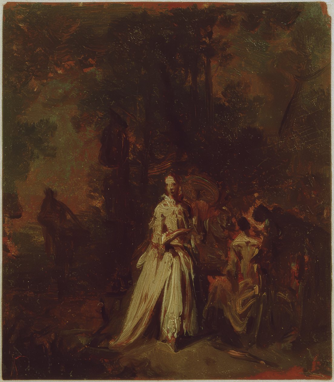 Société dans le jardin - Johann Conrad Seekatz