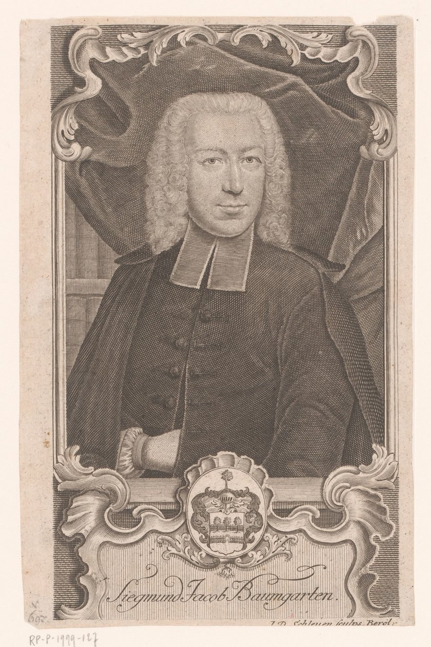 Portrait de Sigmund Jacob Baumgarten - Johann David Schleuen (I)