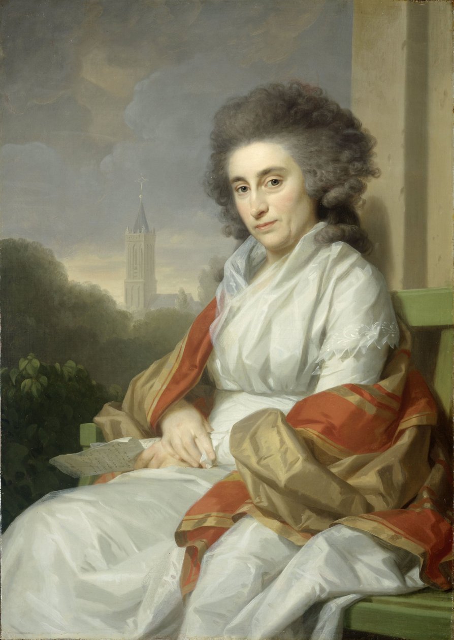 Portrait de Cornelia Rijdenius, épouse de Johannes Lublink II - Johann Friedrich August Tischbein