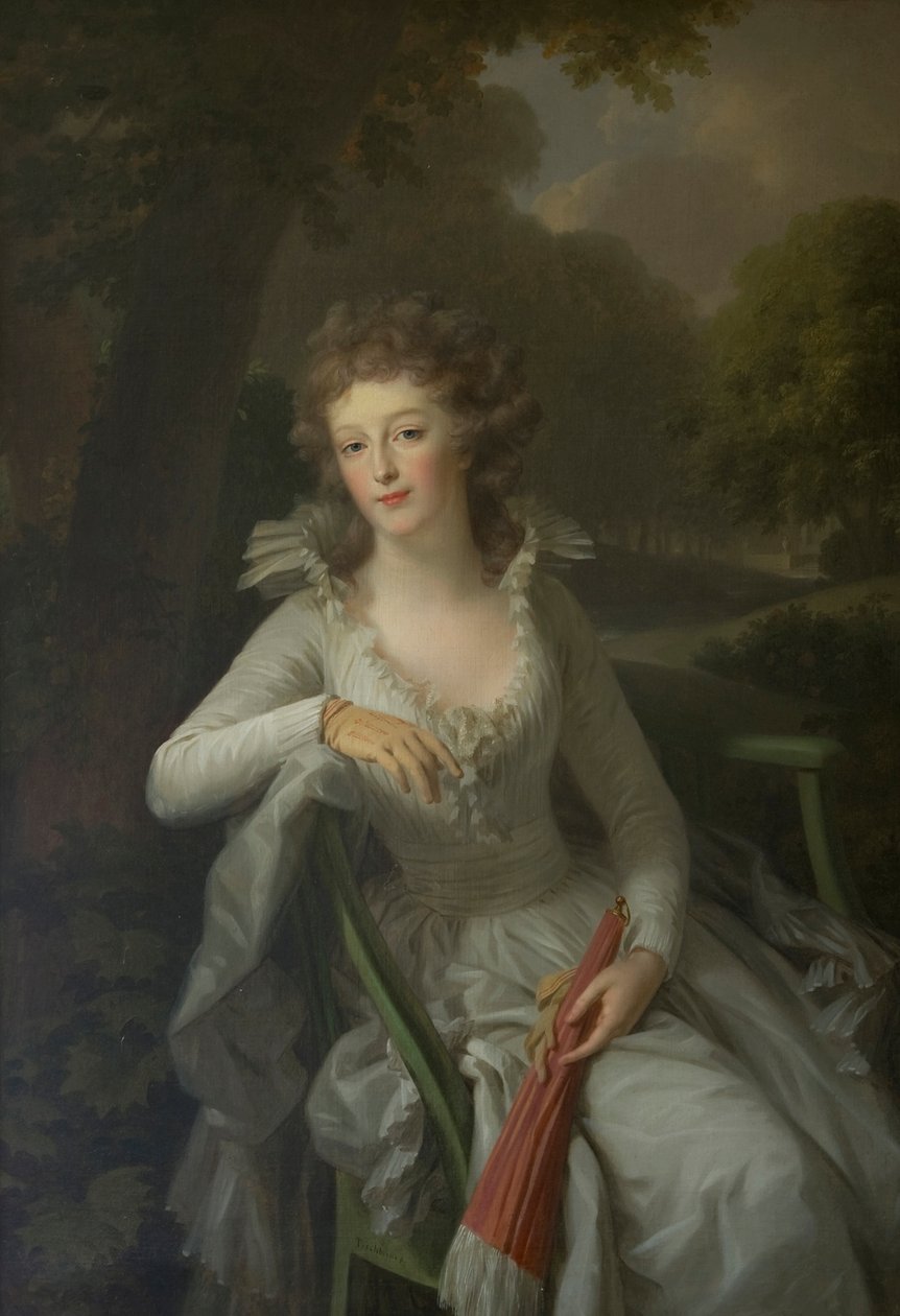 Portrait de Jacoba Margaretha Maria Boreel ( -1816) - Johann Friedrich August Tischbein