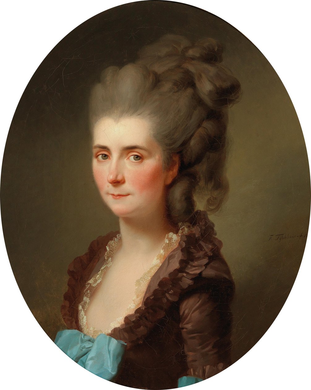 Portrait de la marquise de Chambray, née Vernier de Joyencourt, 1776 - Johann Friedrich August Tischbein