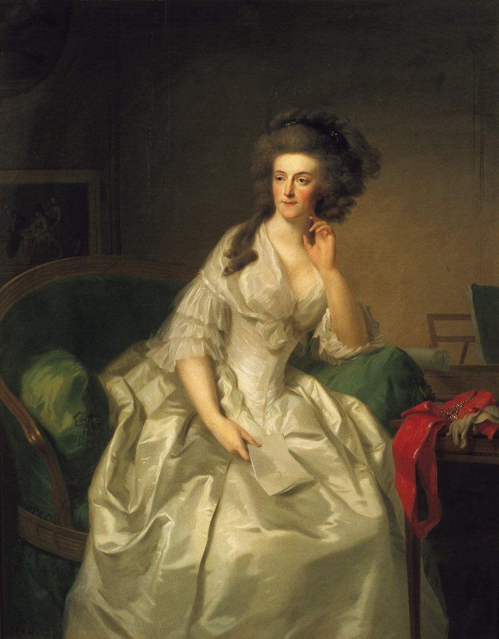 Portrait de la princesse Frédérique-Sophie-Wilhelmine (1751-1820) - Johann Friedrich August Tischbein