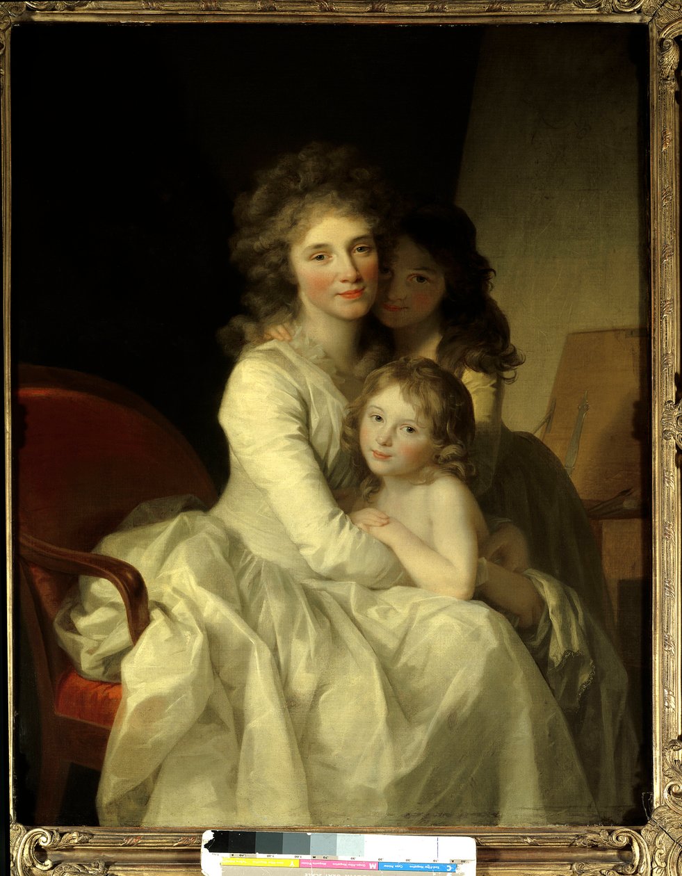 Sophie Muller et ses deux filles - Johann Friedrich August Tischbein