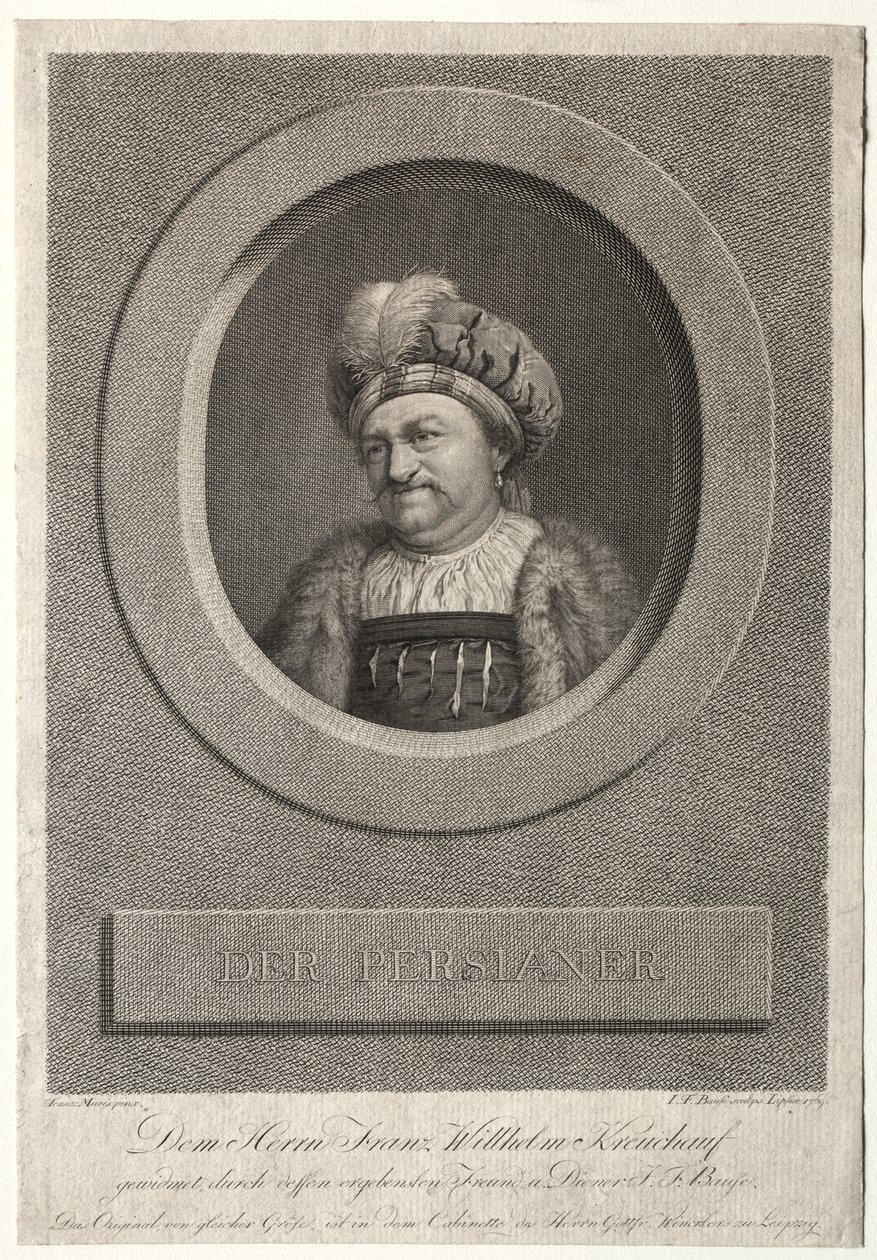 Le Persan - Portrait de Franz Wilhelm Kreuchauf - Johann Friedrich Bause
