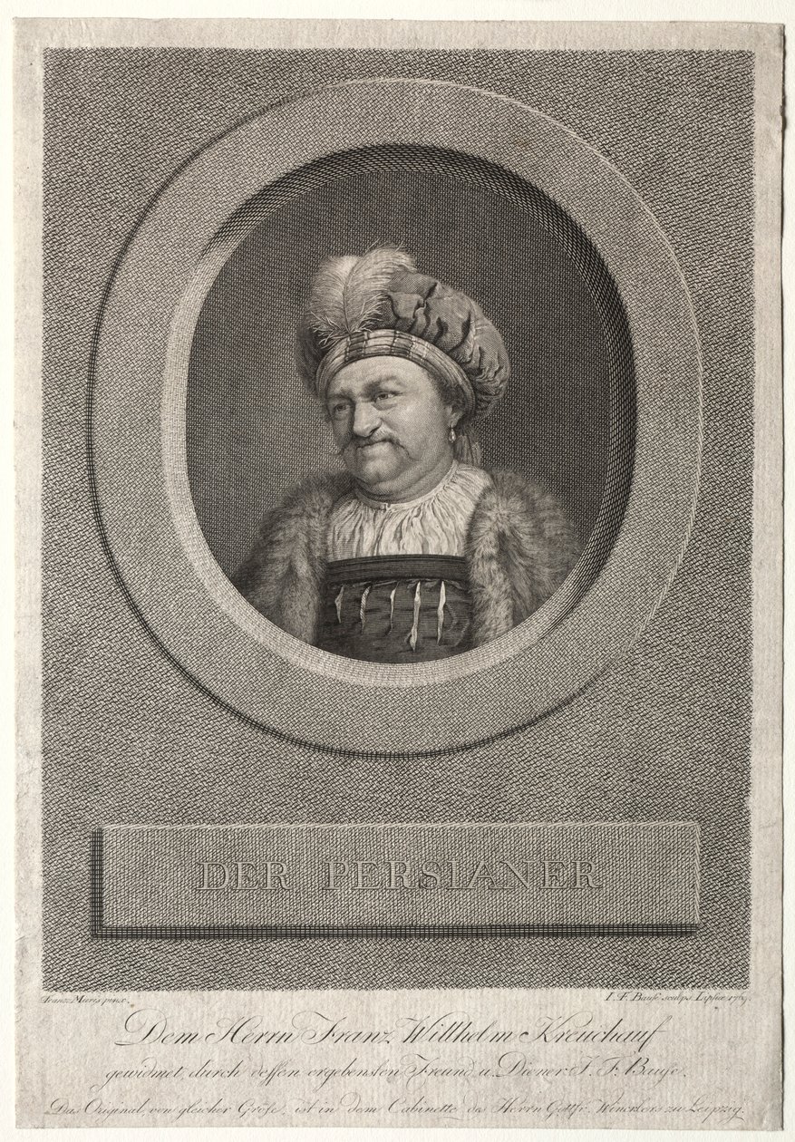 Le Persan - Portrait de Franz Wilhelm Kreuchauf, 1869 - Johann Friedrich Bause