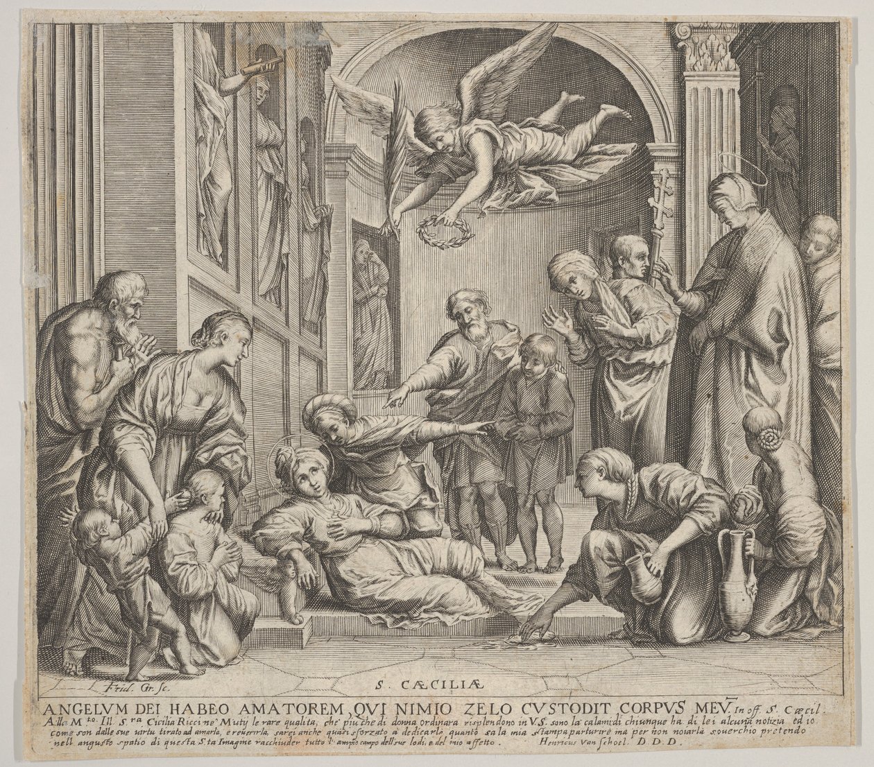 La mort de Sainte Cécile, vers 1640-60 - Johann Friedrich Greuter
