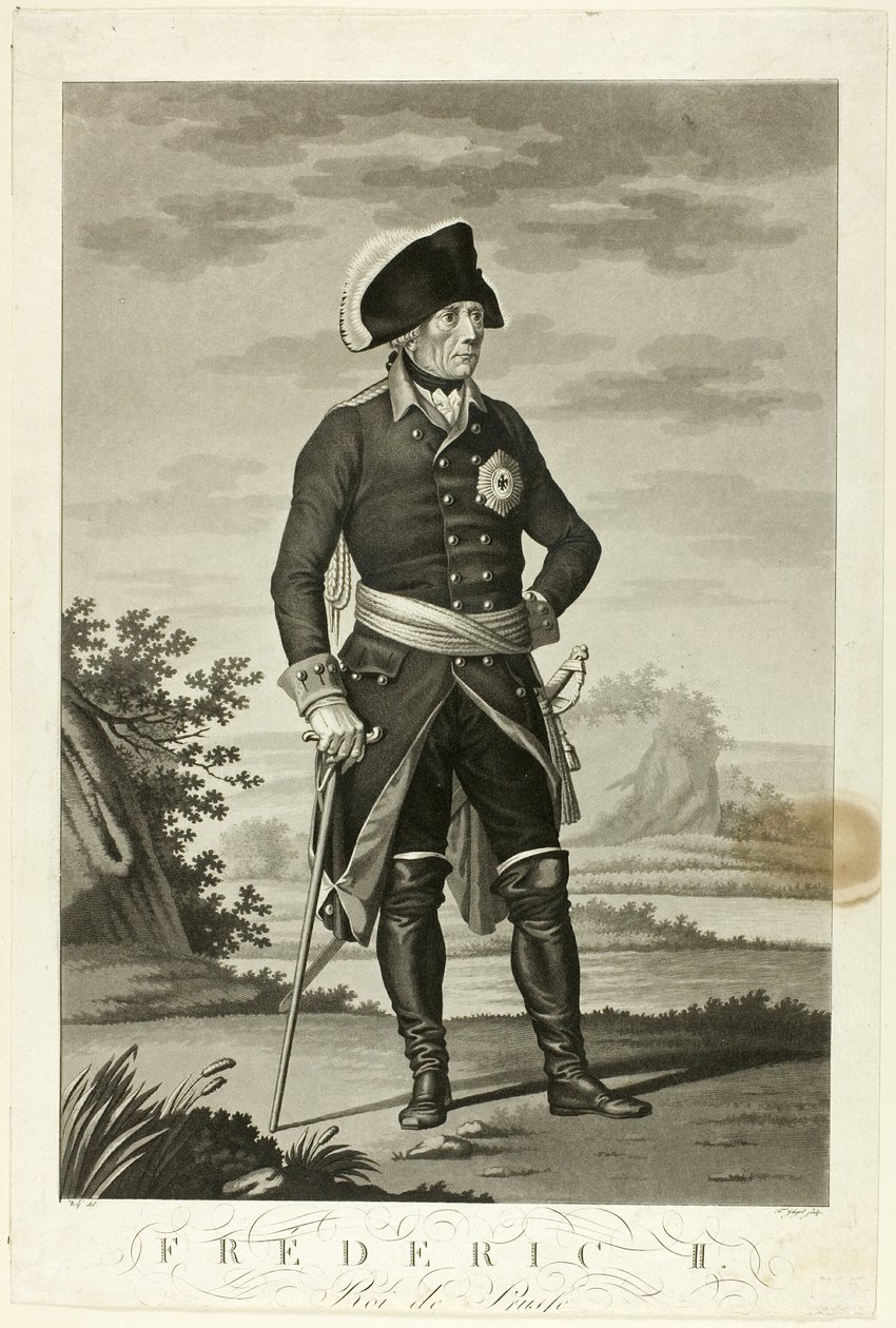 Frédéric II, Roi de Prusse - Johann Friedrich Jügel