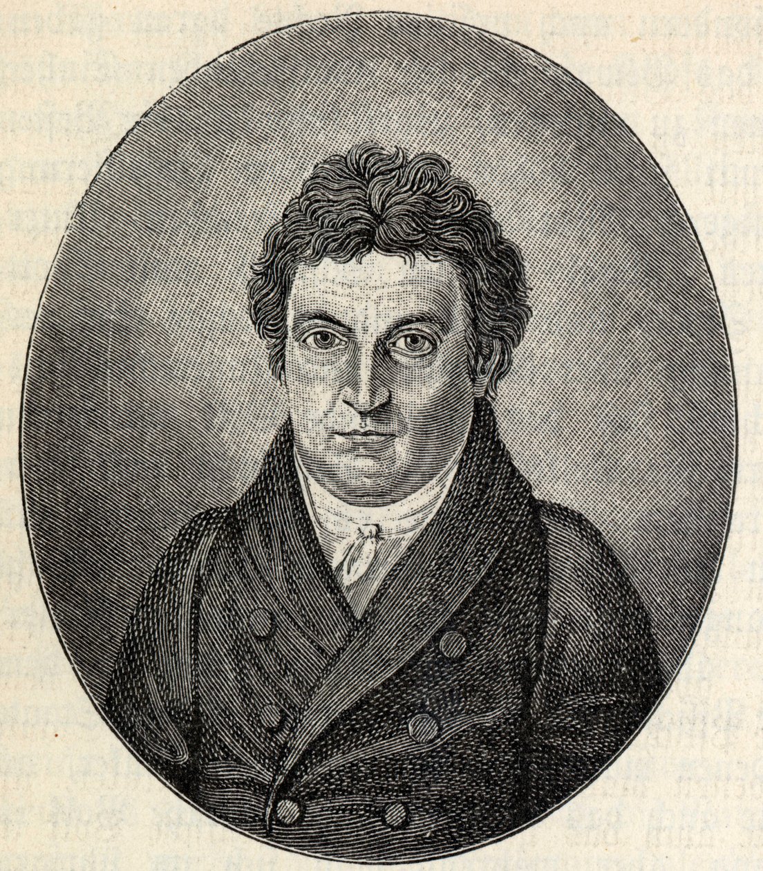 Portrait de Johann Gottlieb Fichte 1762-1814 - Johann Friedrich Jügel