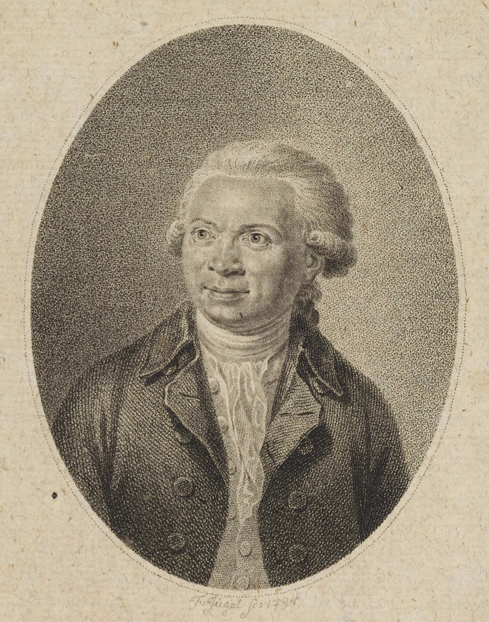 Portrait du compositeur Johann Abraham Peter Schulz 1747-1800, 1794 - Johann Friedrich Jügel