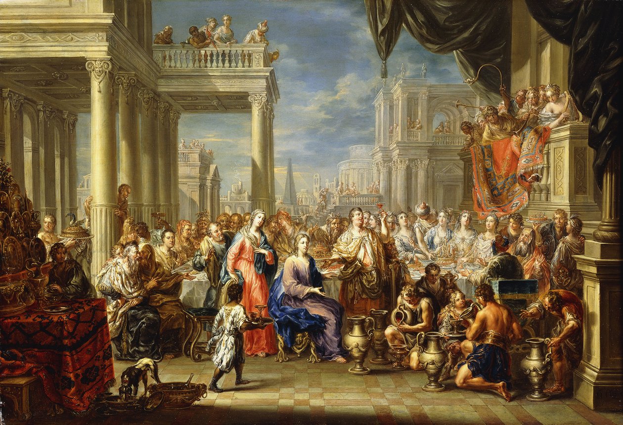 Les Noces de Cana - Johann Georg Platzer