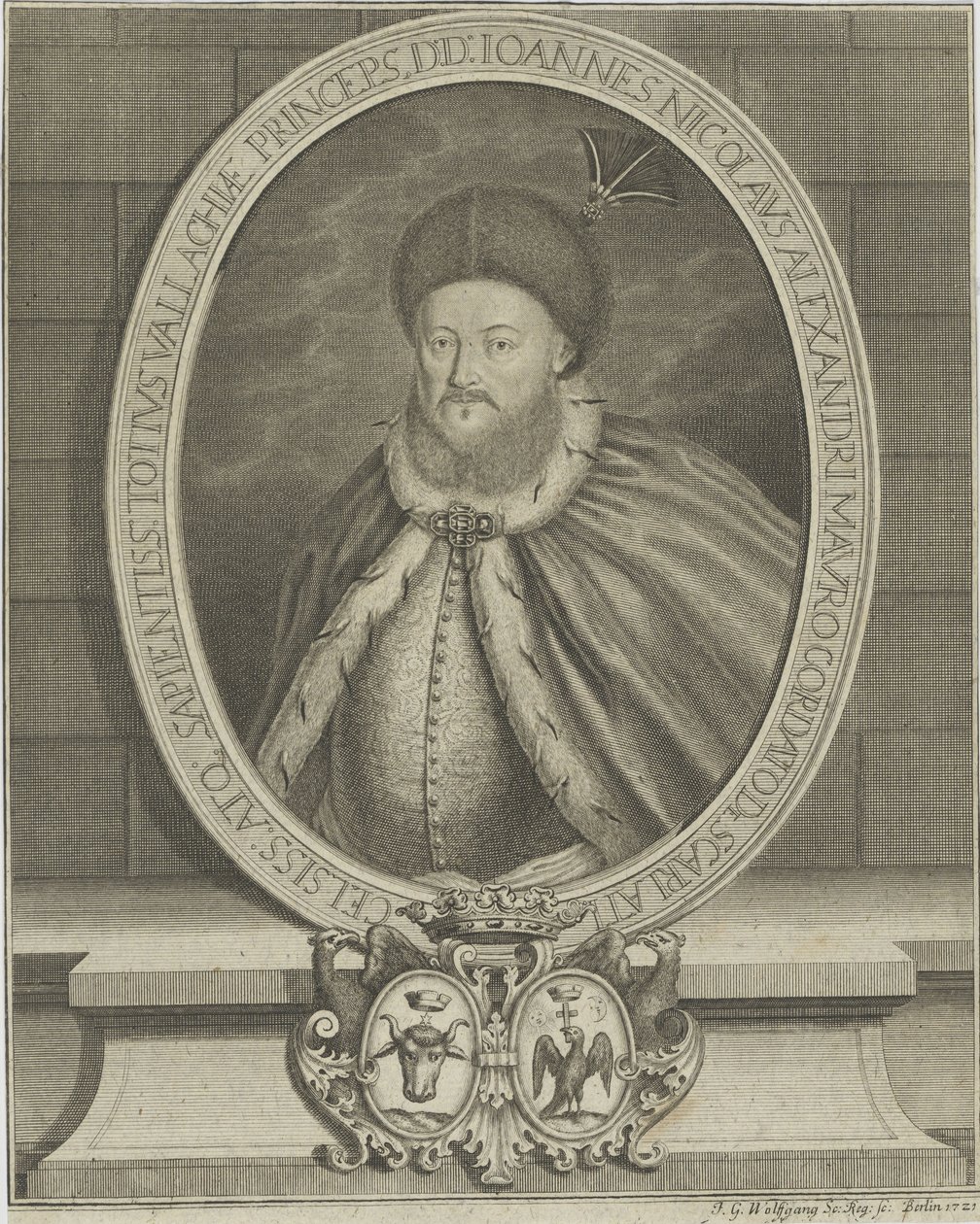Nicolaos Mavrocordatos 1680-1730, 1721 - Johann Georg Wolfgang