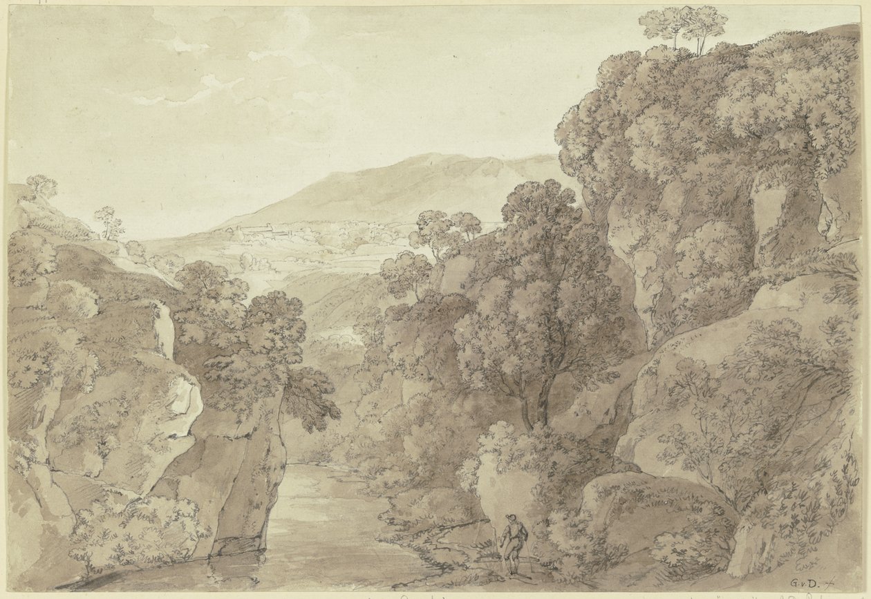Région près de Subiaco - Johann Georg von Dillis