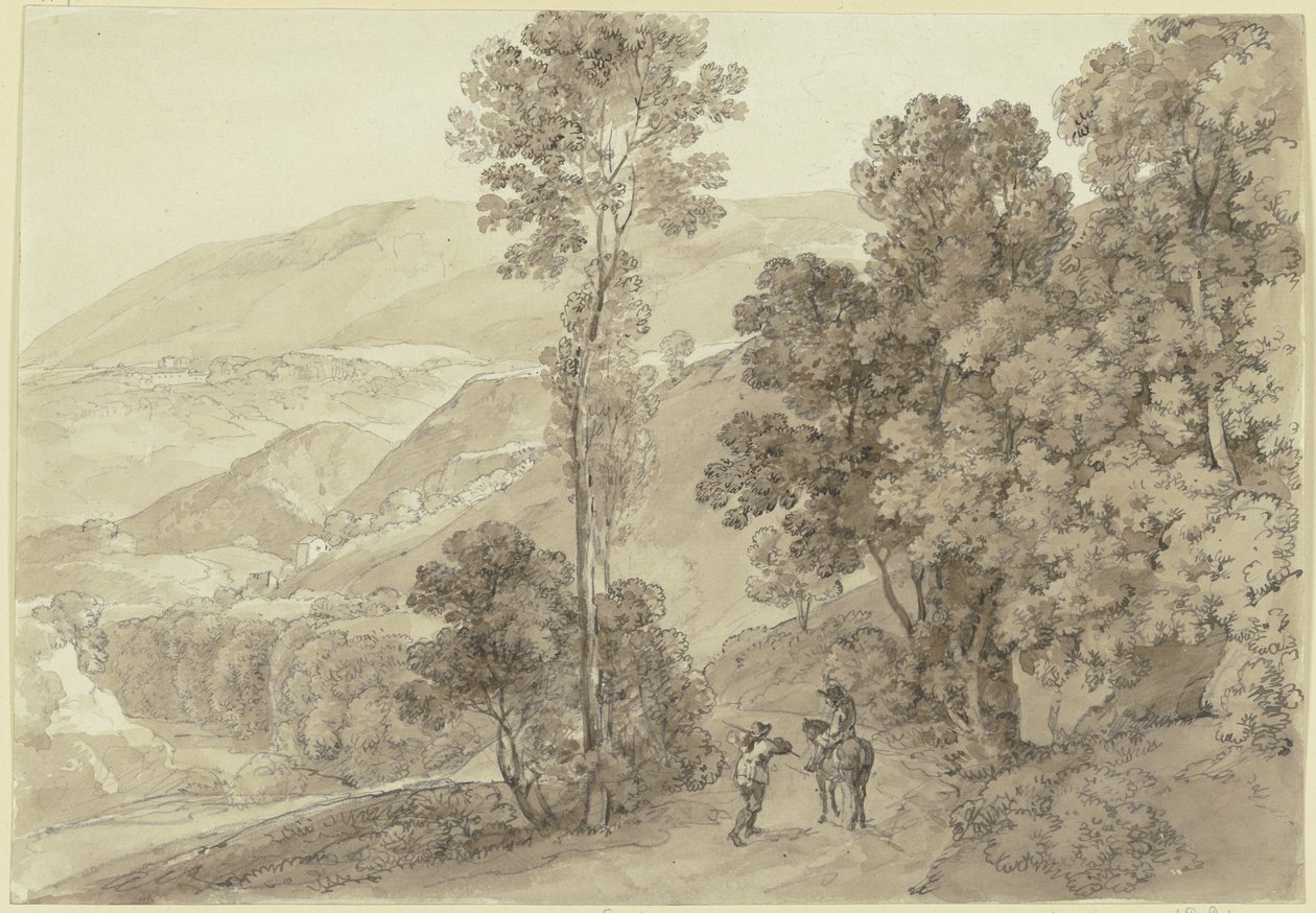 Paysage près de Subiaco - Johann Georg von Dillis