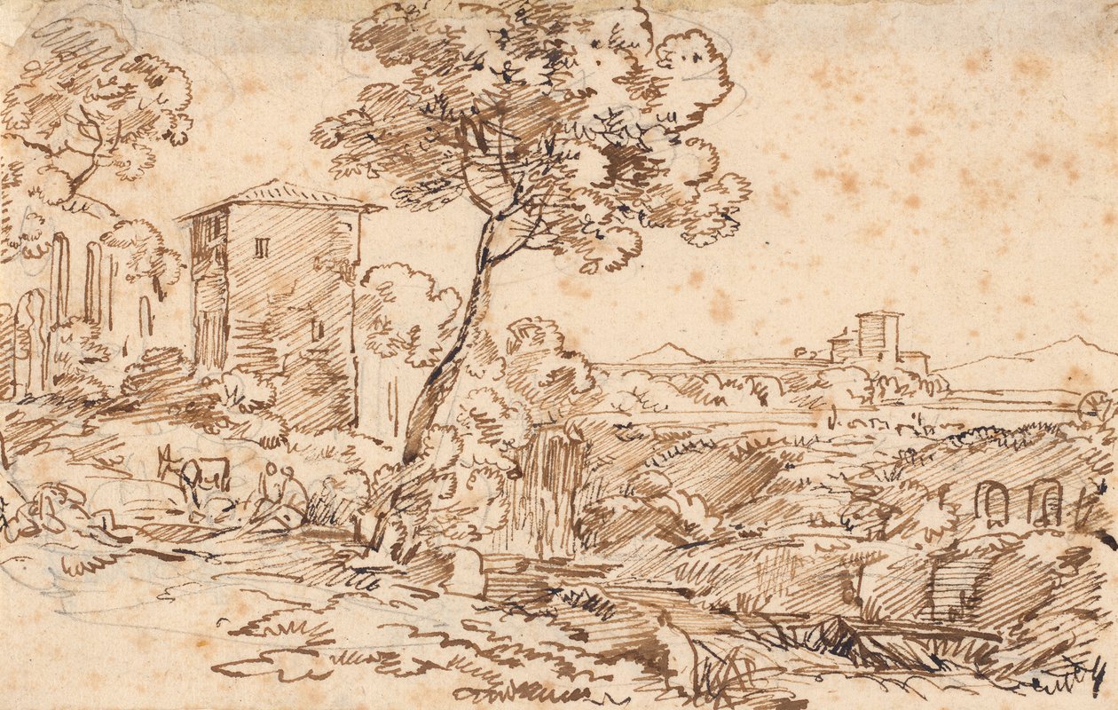 Paysage italien - Johann Georg von Dillis