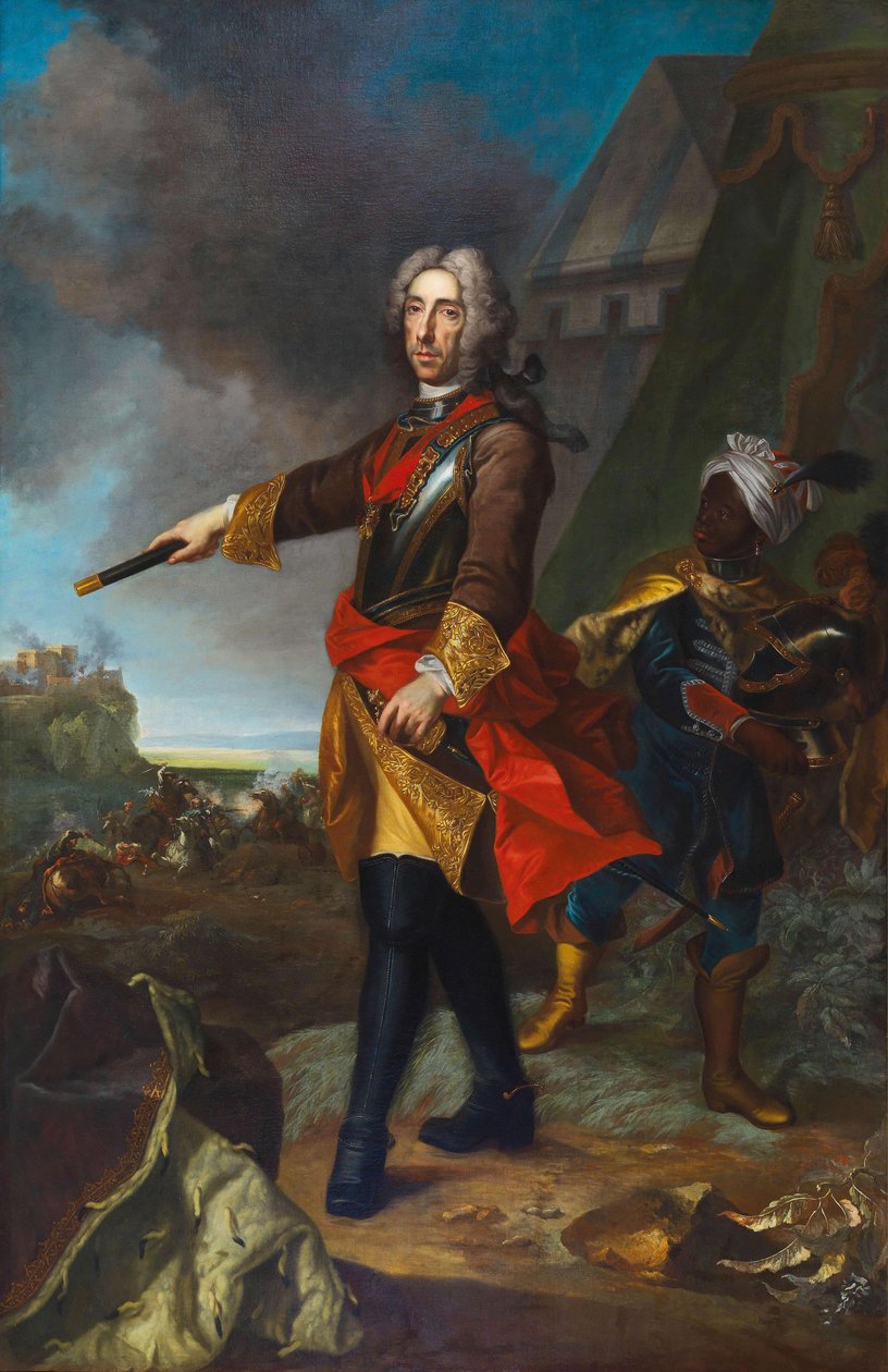 Portrait du prince Eugène de Savoie - Johann-Gottfried Auerbach