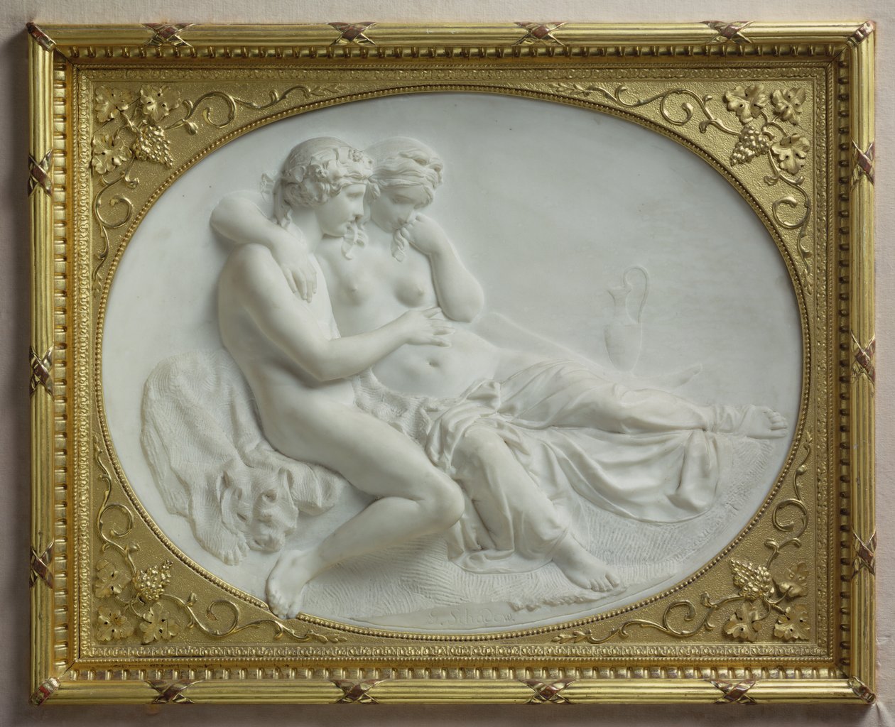 Bacchus réconfortant Ariane, 1793 - Johann Gottfried Schadow