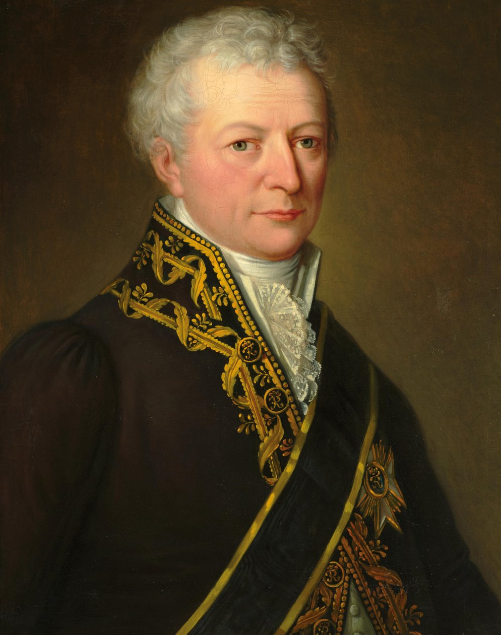 Portrait du comte Karl August von Hardenberg 1750-1822 - Johann Gottfried Schadow