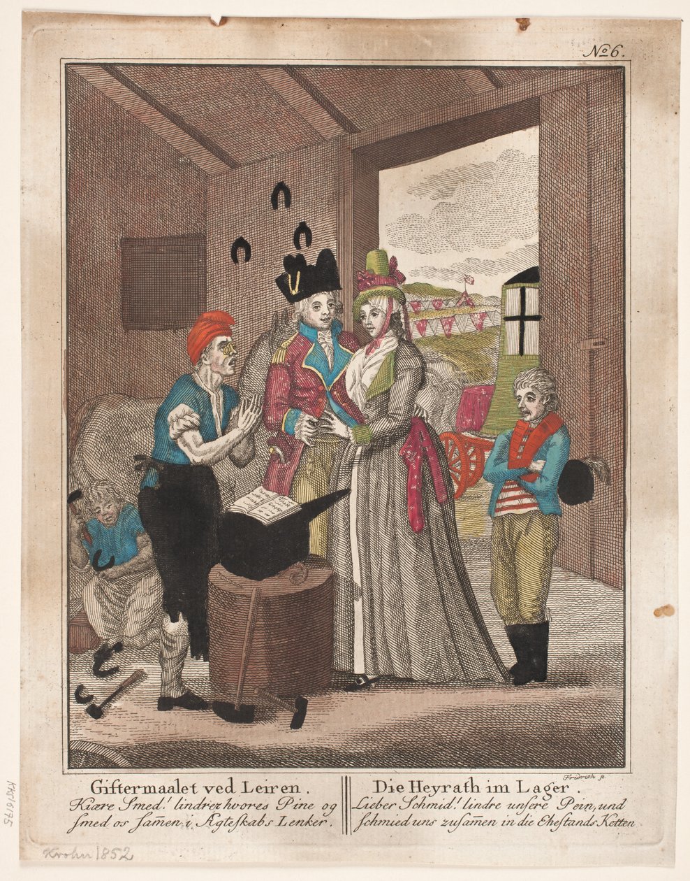 Le mariage à Leiren - Johann Gottlieb Friedrich