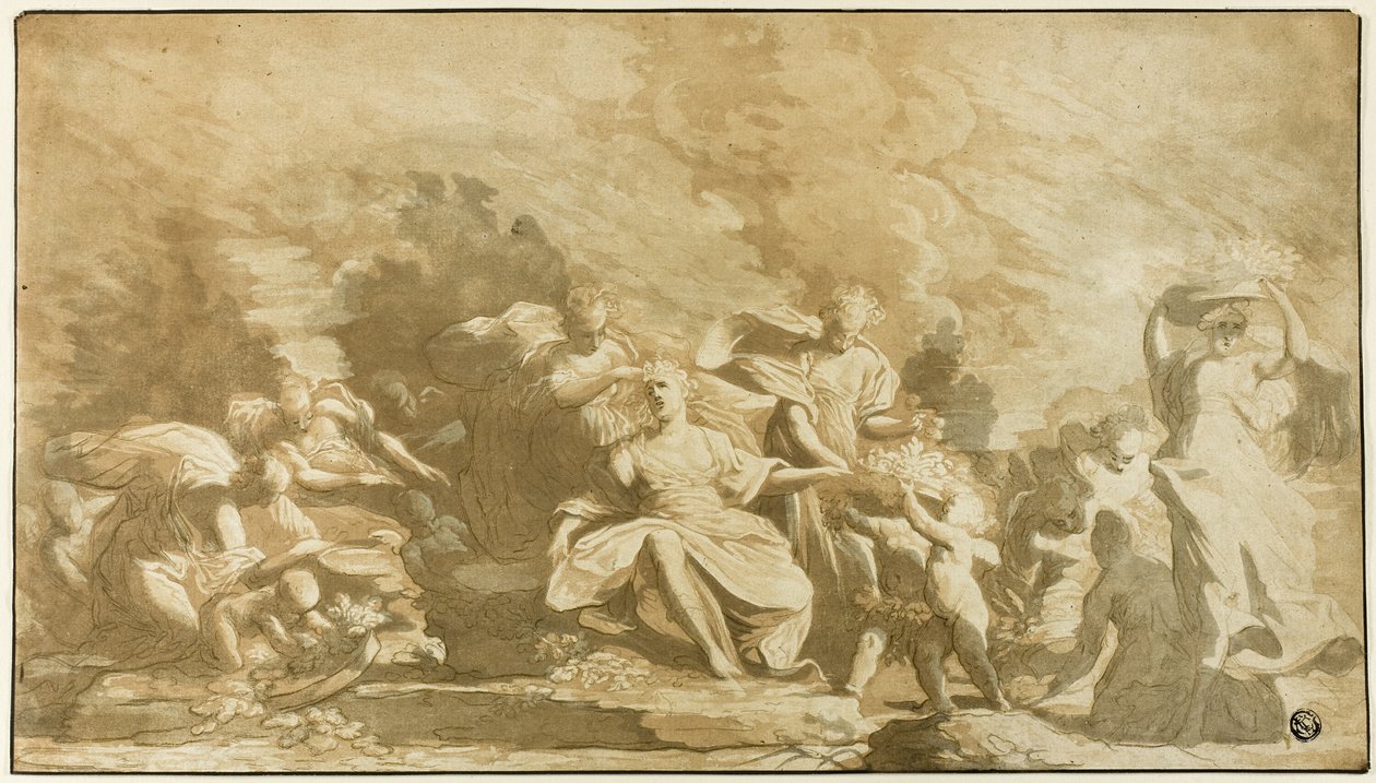 Le royaume de Flora - Johann Gottlieb Prestel