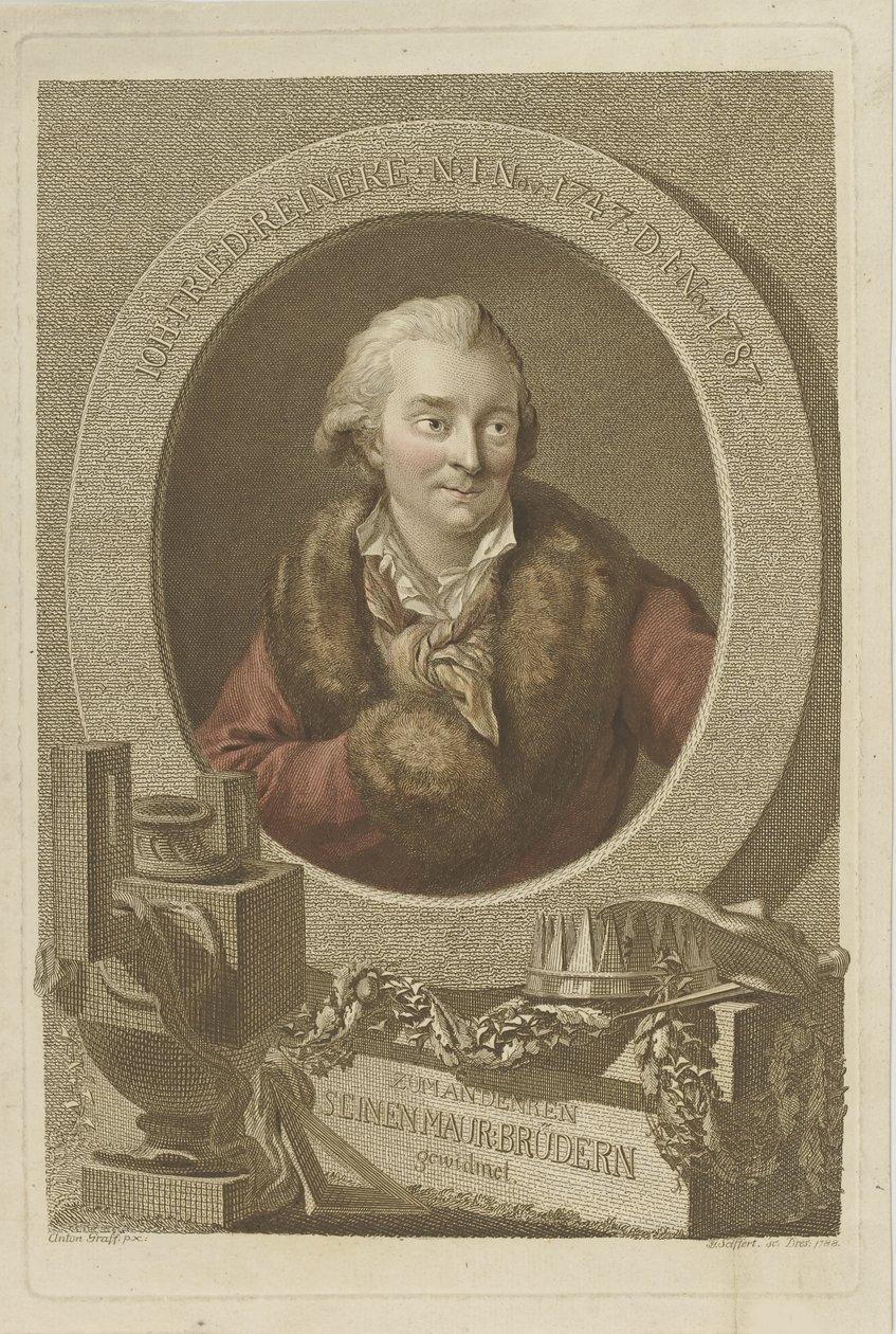 Portrait de Johann Friedrich Reinecke, 1745-1787 - Johann Gottlob Seyffert