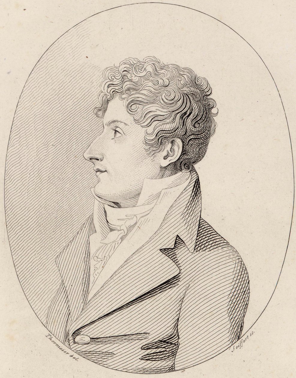 Portrait du compositeur Francesco Morlacchi - Johann Gottlob Seyffert