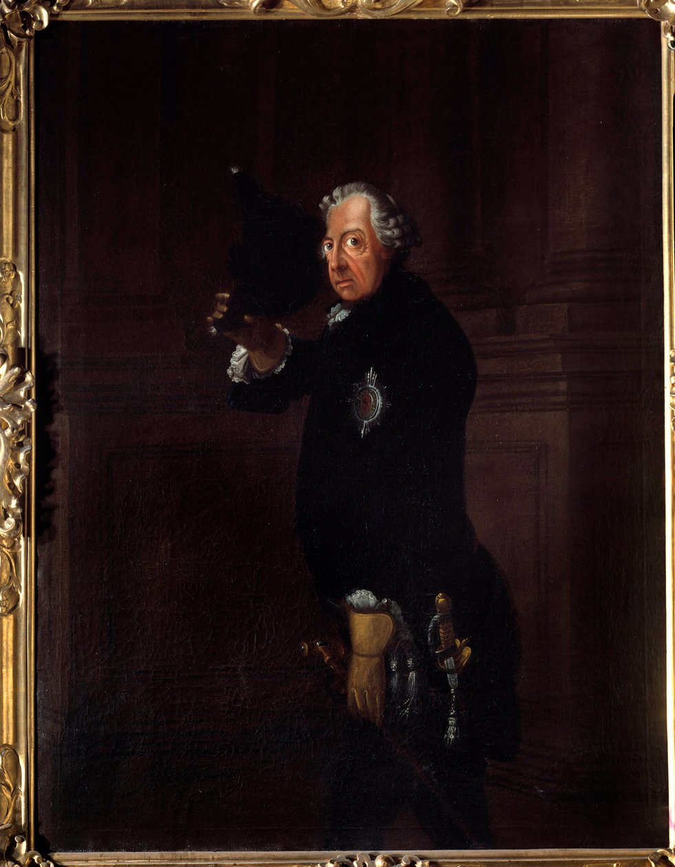 Portrait de Frédéric II dit Frédéric le Grand, roi de Prusse - Johann Heinrich Francke