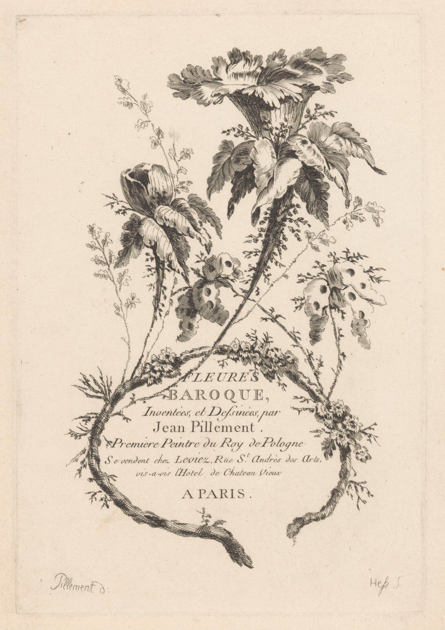 Fleurs en forme de trompette - Johann Heinrich  Hess