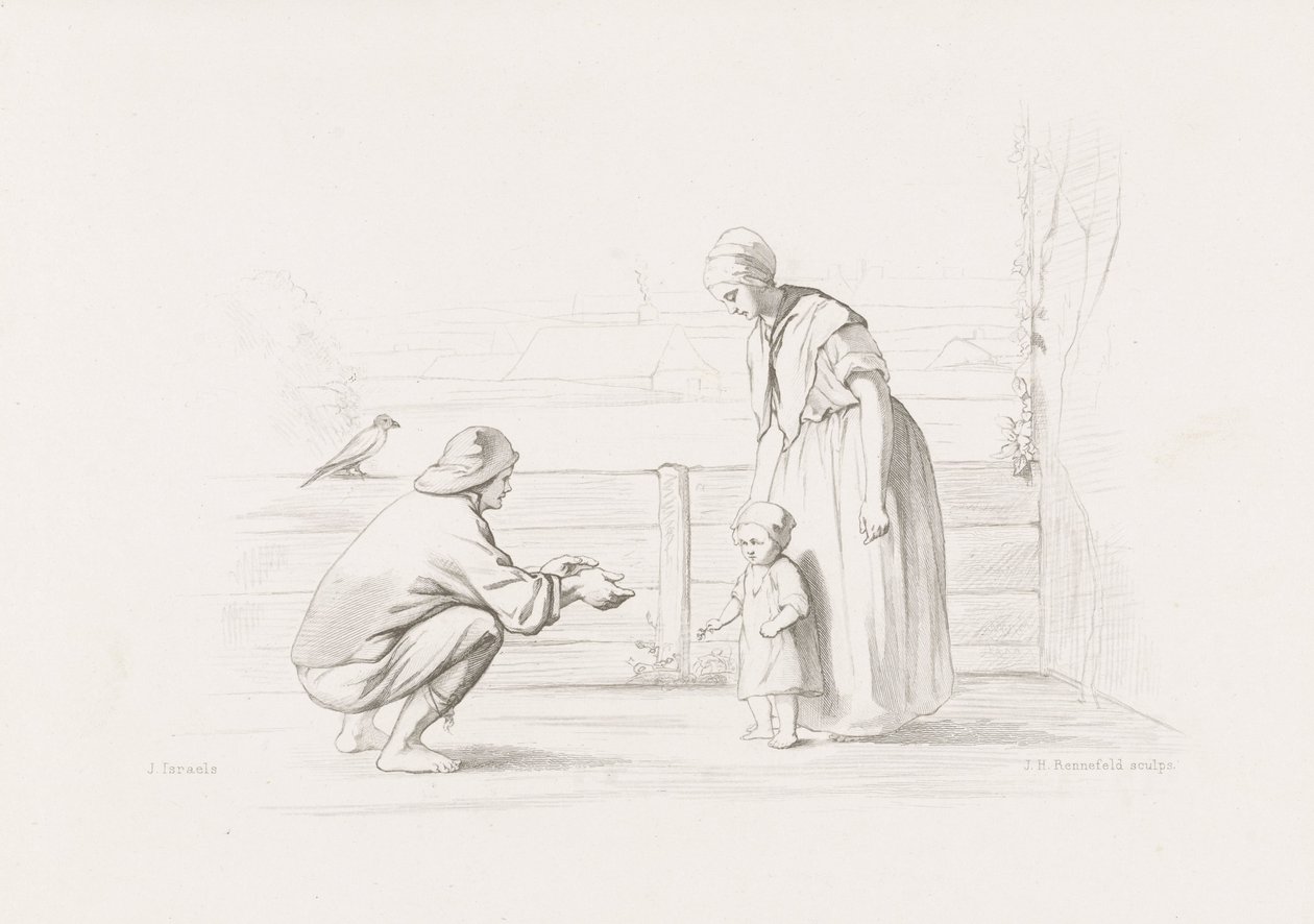 Premiers pas (Les enfants de la mer) - Johann Heinrich Maria Hubert Rennefeld