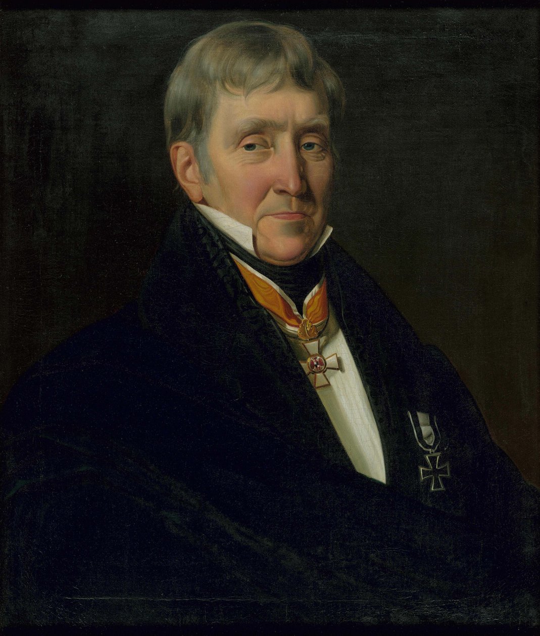 Portrait de Franz Gerhard Wegeler 1765-1848, 1839 - Johann Heinrich Richter