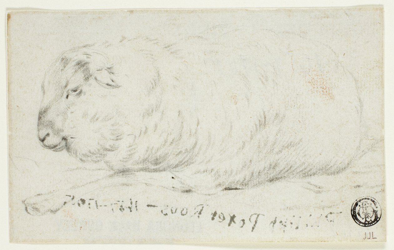 Mouton couché - Johann Heinrich Roos