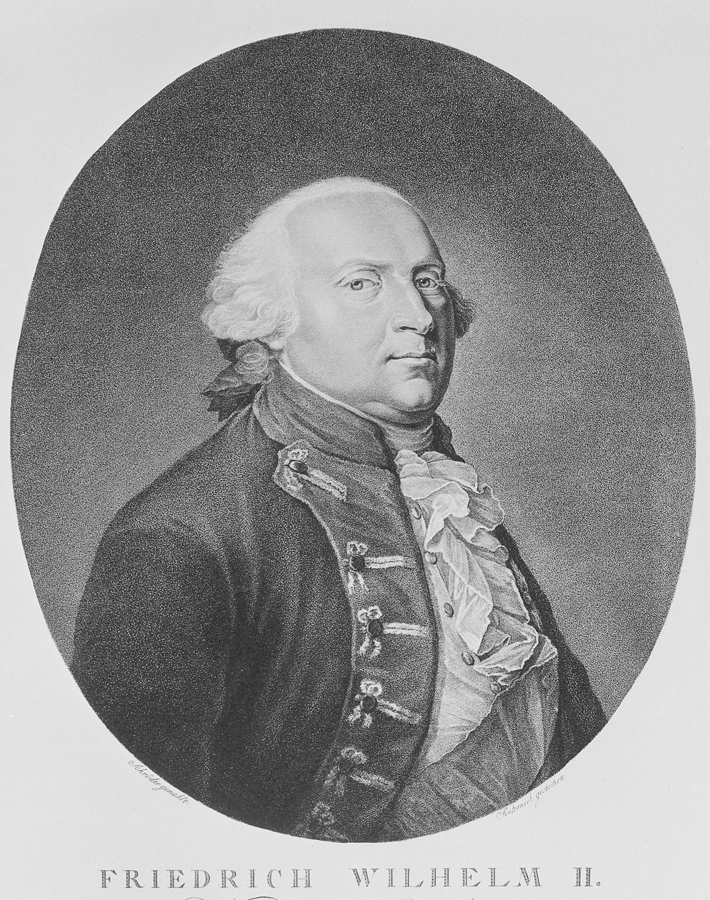 Friedrich Wilhelm II de Prusse - Johann Heinrich Schroder