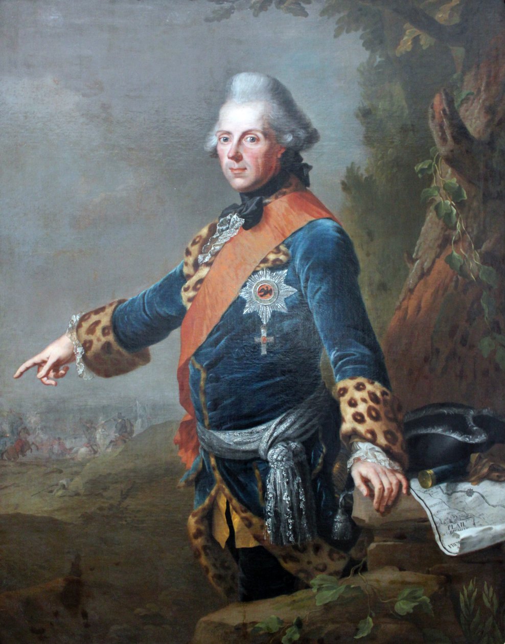French : Prince Henri de Prusse Prince Henry of Prussia (1726-1802) - Johann Heinrich Tischbein