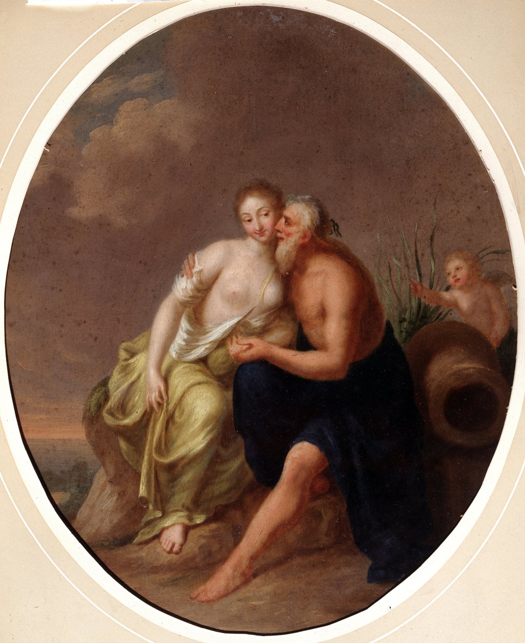 Le dieu des fleuves et une nymphe - Johann Heinrich Tischbein