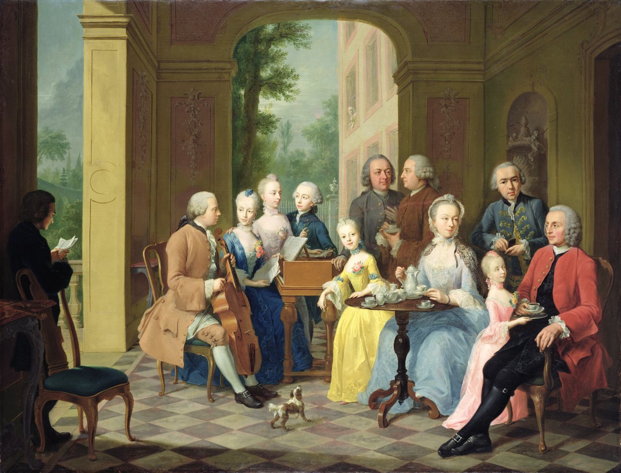 Portrait de la famille Timmermann - Johann Heinrich Tischbein